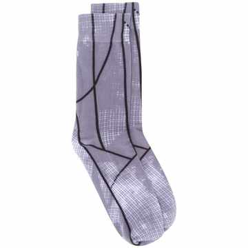 Shard graphic patterned socks