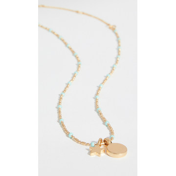 Delicate Enamel Layer Necklace - Short