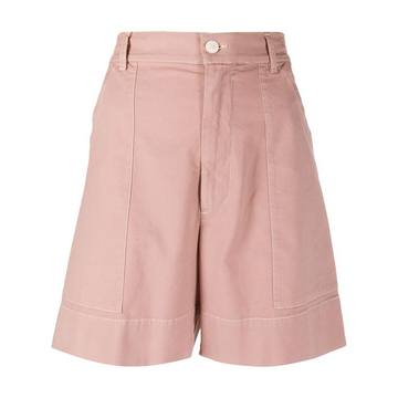 high-waisted wide-leg shorts