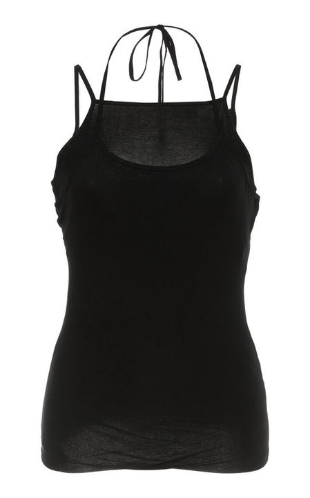 Second Skin Stretch-Cotton Tank Top展示图