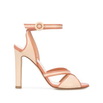 contrast-trimmed 115mm sandals