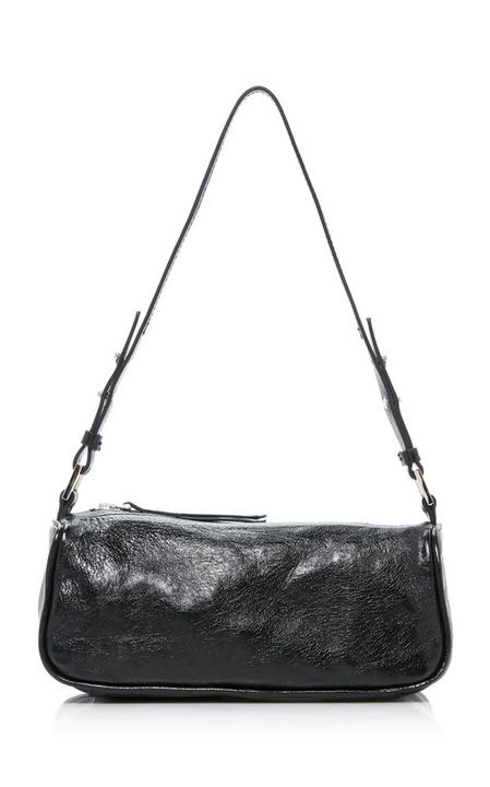 Eve Crinkled-Leather Shoulder Bag展示图