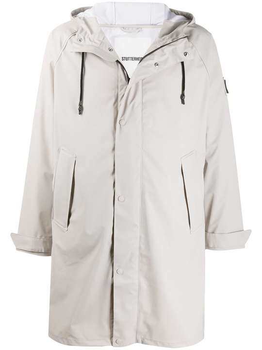 mid-length hooded coat展示图