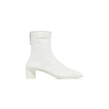 Bertine Logo Leather Boots