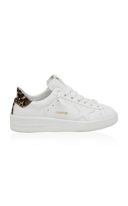 Pure Star Leopard Calf Hair And Leather Sneakers展示图