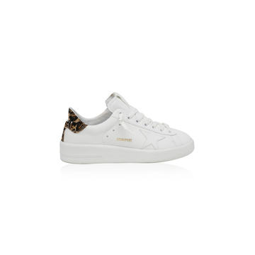 Pure Star Leopard Calf Hair And Leather Sneakers