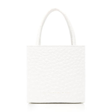 Textured-Leather Tote