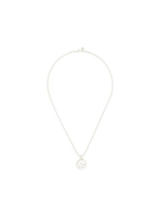 Interlocking G pendant necklace展示图