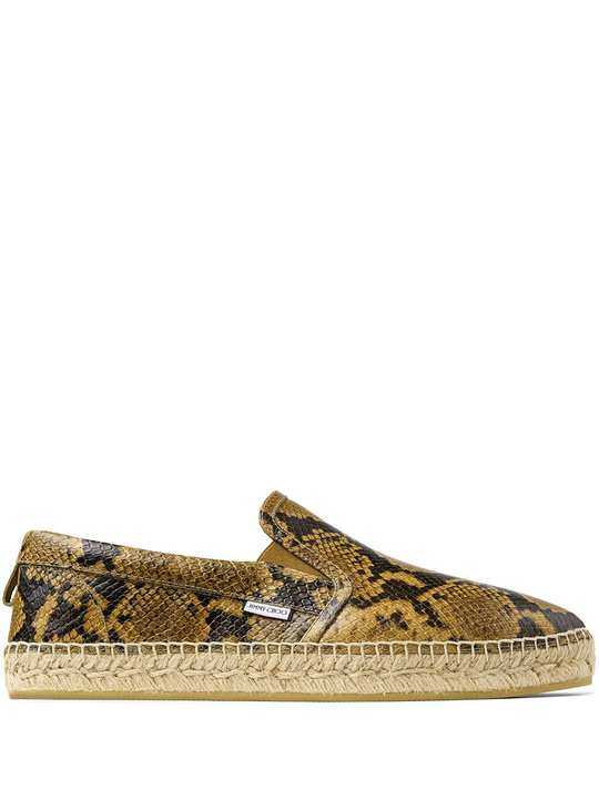 Vlad snake-print espadrilles展示图