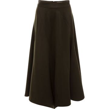 SEAMED SPIRAL SKIRT