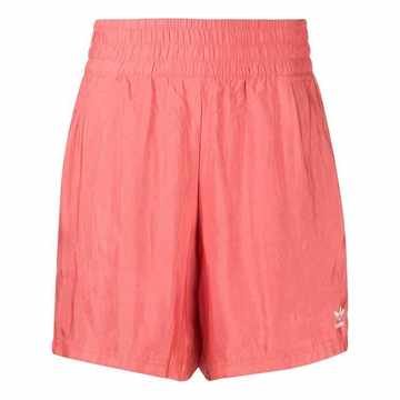 logo satin shorts