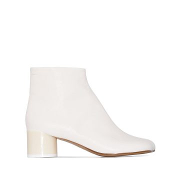 45mm square-toe ankle boots