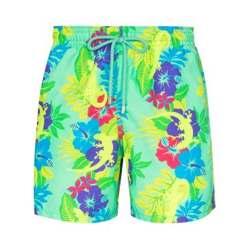 Moorea gecko-print swim shorts