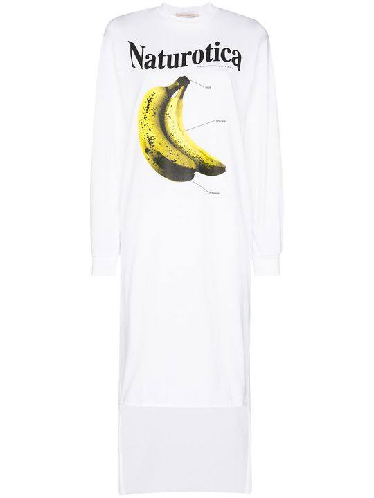 Banana print T-shirt dress展示图