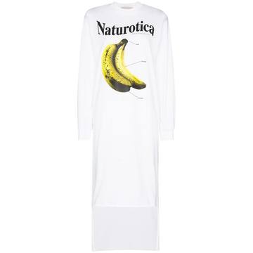 Banana print T-shirt dress