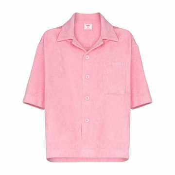 terry cotton boxy shirt