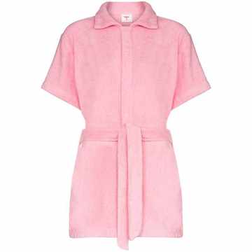 cotton-terry playsuit