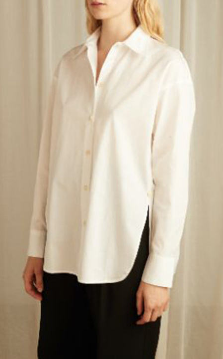 Convertible Cotton Poplin Shirt展示图