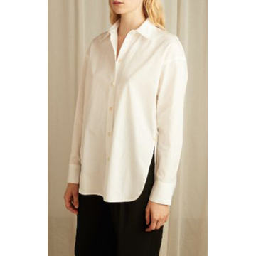 Convertible Cotton Poplin Shirt