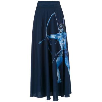 Arara Azul中长半身裙