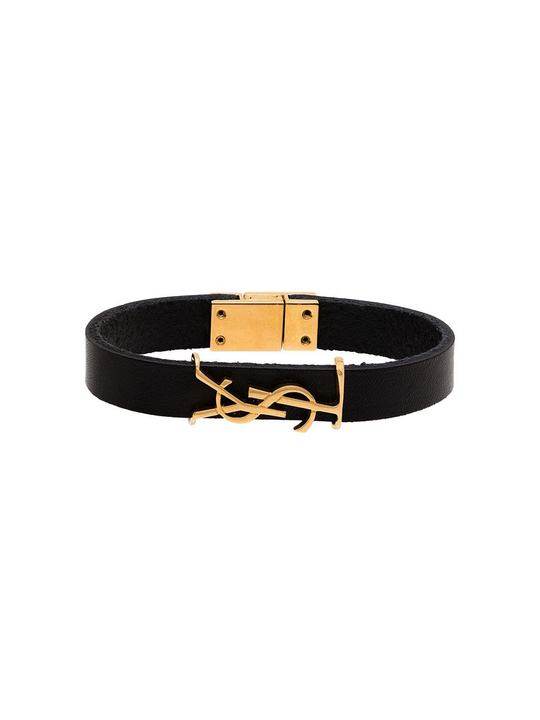 logo-plaque buckled bracelet展示图