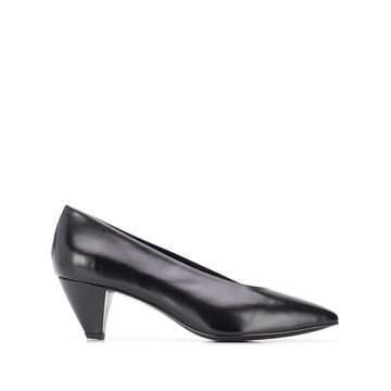 Wayfarer cone heel pumps