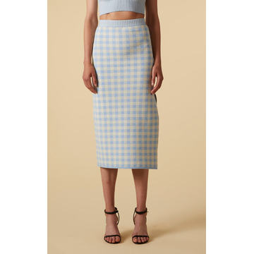 Billie High-Rise Gingham Skirt