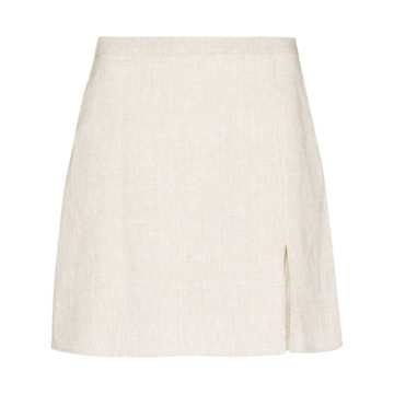 Baker linen mini skirt