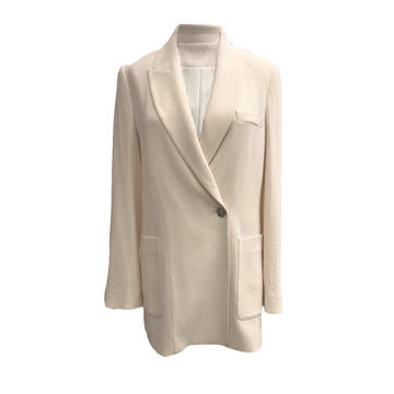 Charlize Oversized Textured Crepe Blazer