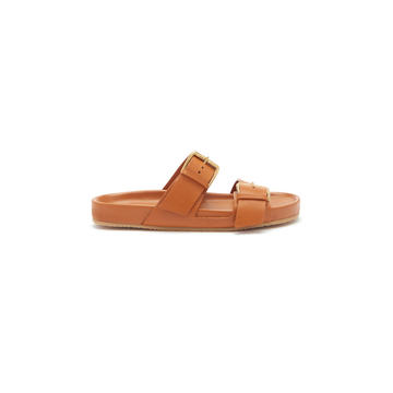 Nova Leather Slides