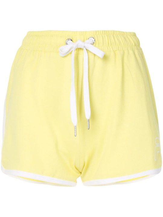 drawstring-waist logo shorts展示图