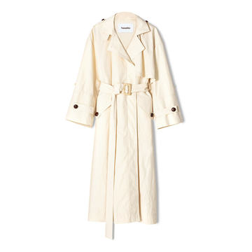 Caylei Oversized Cotton Poplin Trench Coat