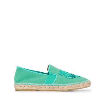 Tiger embroidered espadrilles