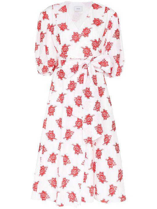 Marguerite floral-print midi dress展示图