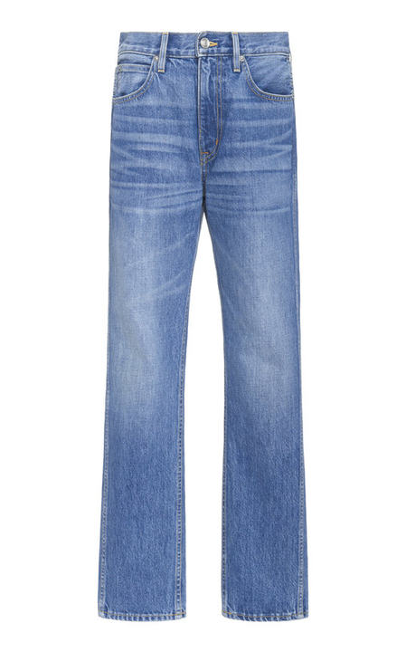 Virginia Rigid High-Rise Straight-Leg Jeans展示图