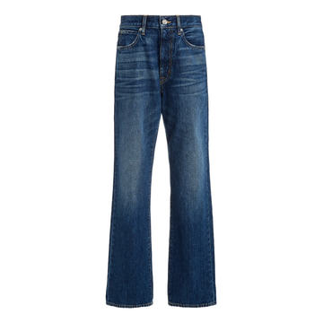 London Rigid High-Rise Straight-Leg Jeans