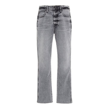 Hero Cropped High-Rise Straight-Leg Jeans