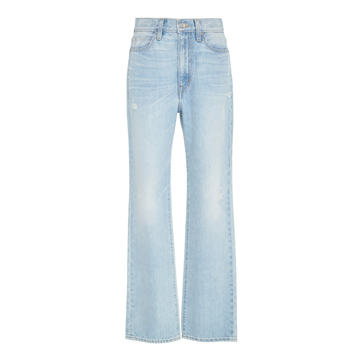 London High-Rise Straight-Leg Jeans