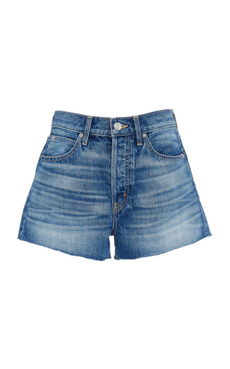 Farrah Denim Mini Shorts展示图