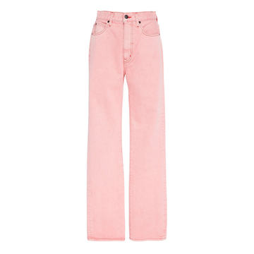 London High-Rise Straight-Leg Jeans