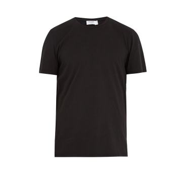 Crew-neck cotton-jersey T-shirt
