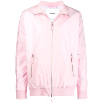 zipped bomber jacket