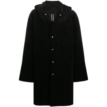 hooded corduroy coat