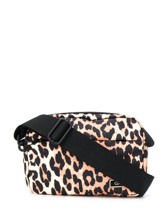 leopard print shoulder bag展示图