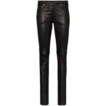 leather skinny trousers