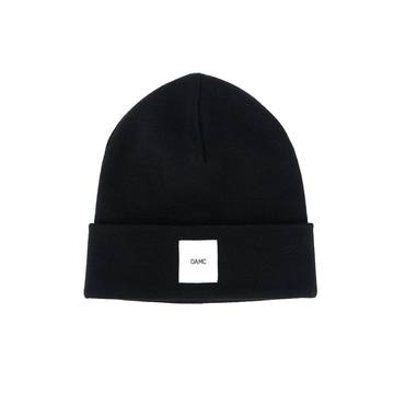 logo patch beanie hat