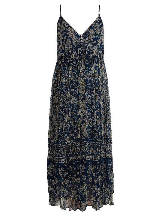 Batik V-neck dress展示图