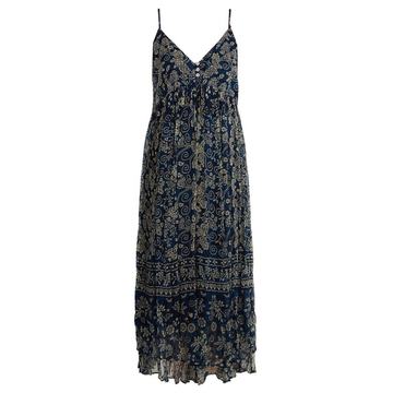 Batik V-neck dress