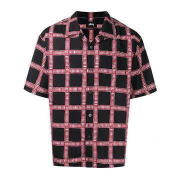 short sleeved check shirt