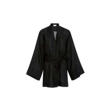Monti Linen Kimono Robe Jacket